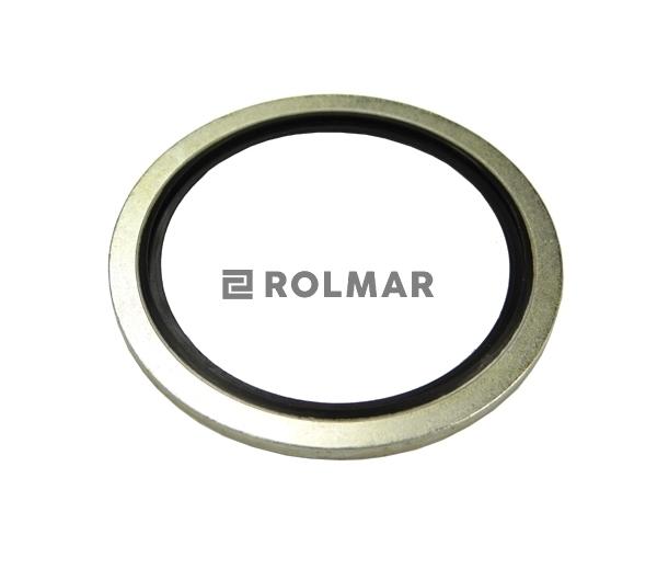 Podkładka metalowo gumowa z prowadzeniem BSP 2"