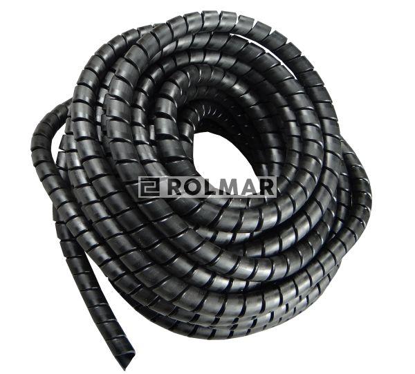 Osłona spiralna na węże hydrauliczne SGX-25 (Zakres: 22-28mm) czarna (sprzedawane po 20) 20m
