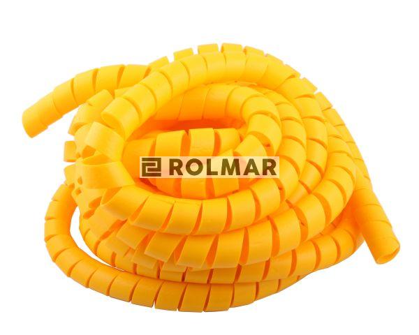 Osłona spiralna na węże hydrauliczne SGX-50Z (Zakres: 43-55mm) żółta (sprzedawane po 25) 25m