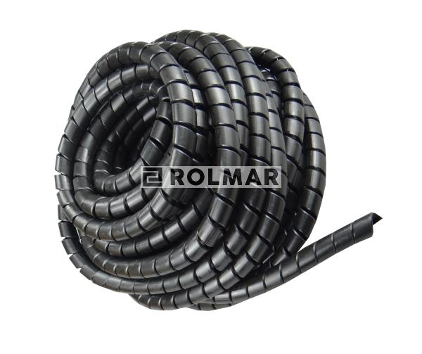 Osłona spiralna na węże hydrauliczne SGX-75 (Zakres: 65-90mm) czarna 20m