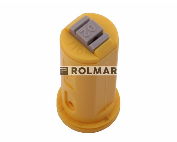 Rozpylacz dwustrumieniowy antyznoszeniowy żółty Dysza TFA ASJ ( sprzedawane po 20 )