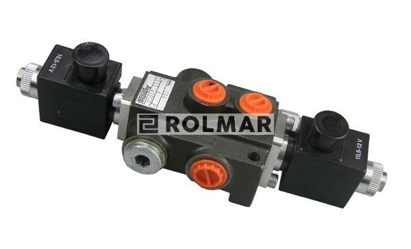 Rozdzielacz hydrauliczny jednosekcyjny sterowany elektrycznie 50L