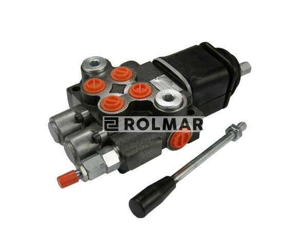 Rozdzielacz 2-sekcyjny 40L z joystickiem