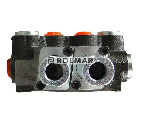 Rozdzielacz hydrauliczny 40L/min 2-sekcyjny z jedną sekcją pływającą na linki (kity)  