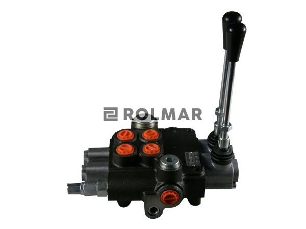 Rozdzielacz hydrauliczny dwusekcyjny (2) 80L