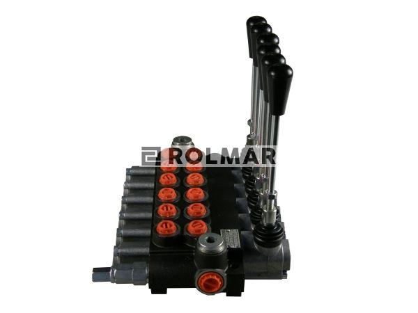 Rozdzielacz hydrauliczny sześciosekcyjny (6) 40L