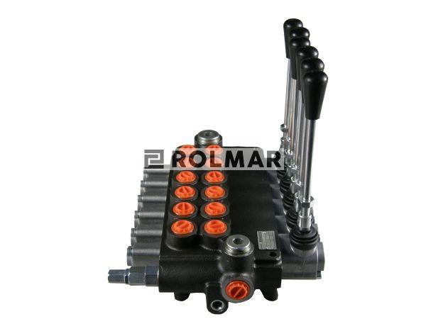Rozdzielacz hydrauliczny sześciosekcyjny (6) 80L