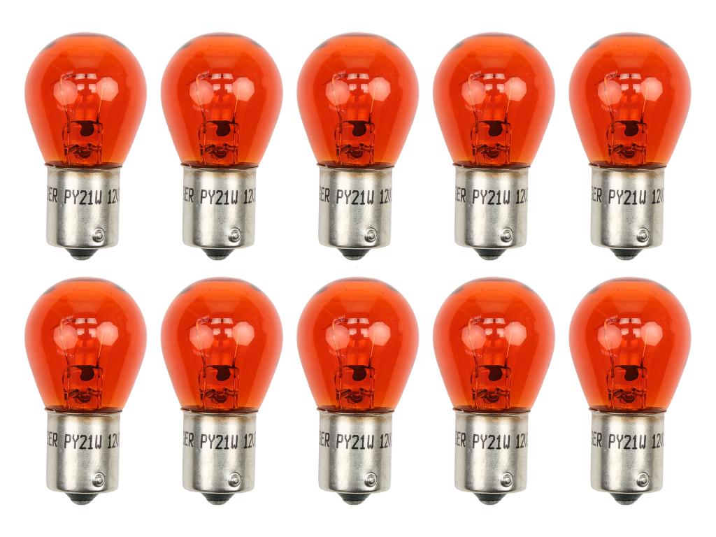 Żarówka Orange 12V 21W Orange BA15s TEGER, (sprzedawane po 10)