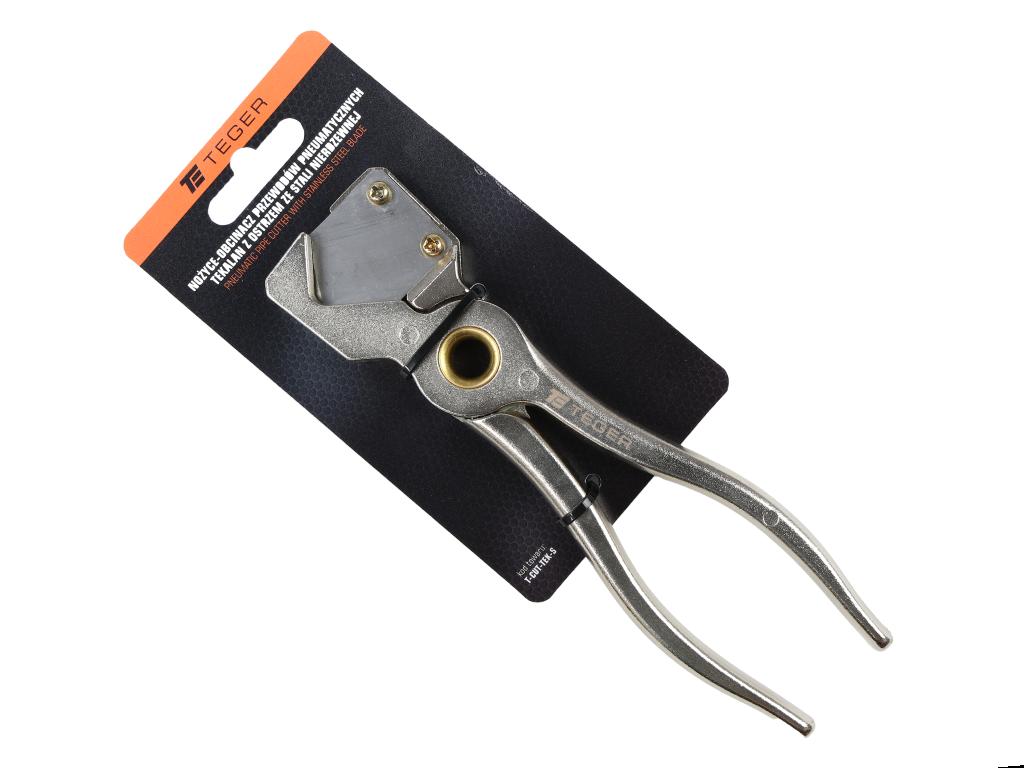 Nożyce-obcinacz przewodów pneumatycznych tekalan z ostrzem ze stali nierdzewnej TEGER