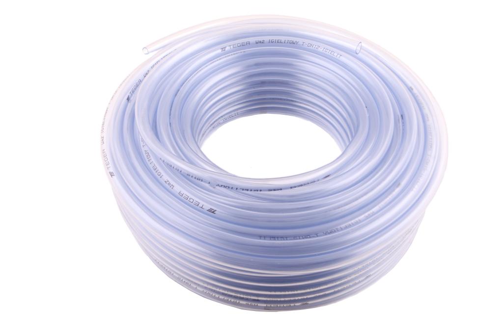 Wąż igielitowy PVC ogólnego zastosowania DN12 TEGER (sprzedawane po 50m)
