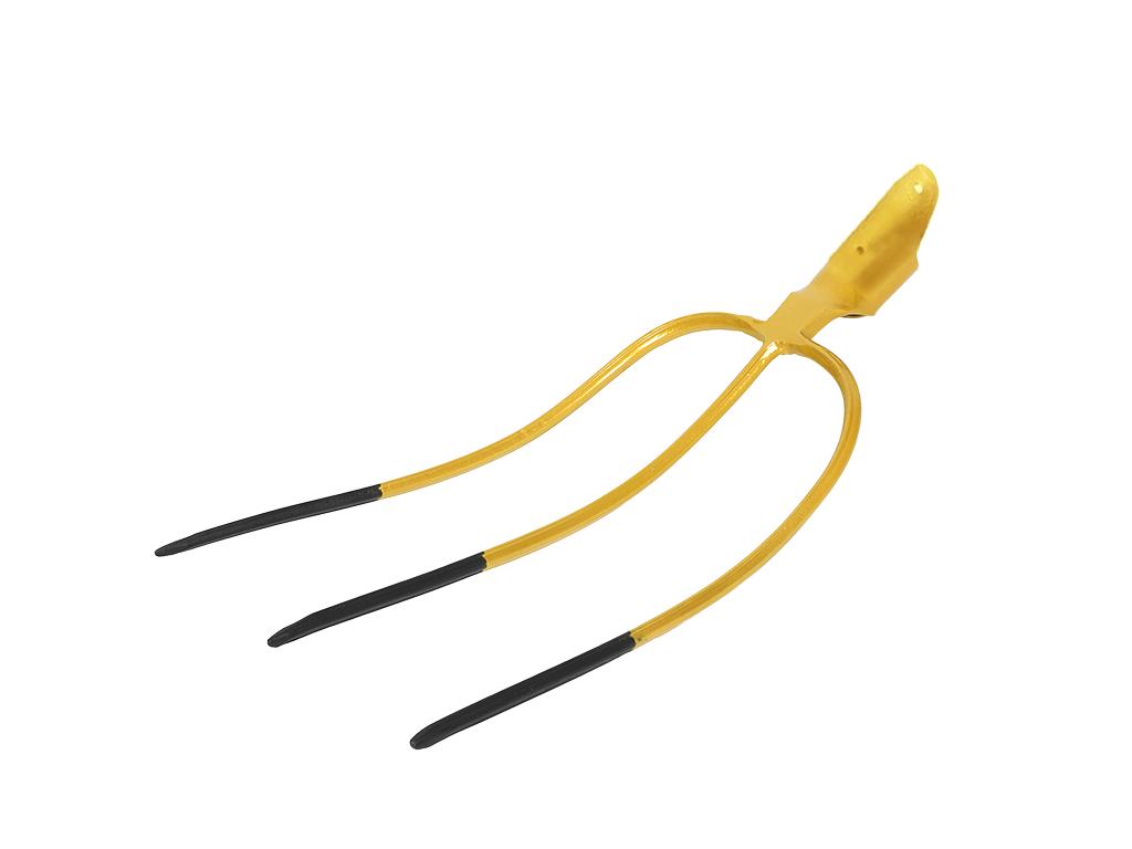 Widły gospodarcze 3-zębne, nieoprawne, kute, Teger