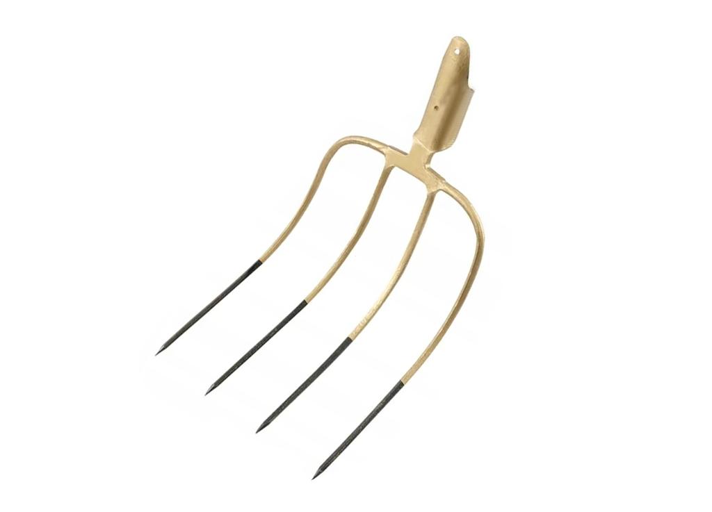 Widły gospodarcze 4-zębne, nieoprawne, kute, Teger