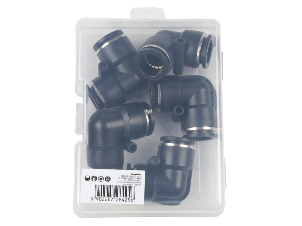 Kolanko wtykowe tekalan (90 stopni) 16mm TEGER, (sprzedawane po 5)