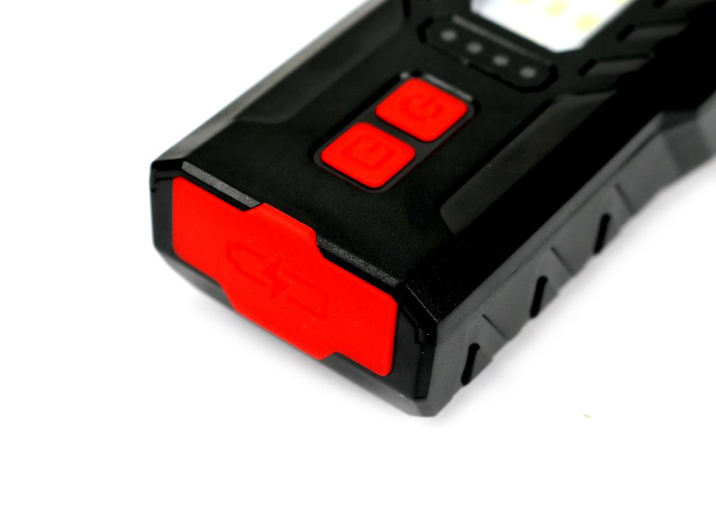 Lampa rowerowa latarka  LED przednia zdwojona z powerbankiem 4000 mAh i funkcją RED ładowana USB Teger