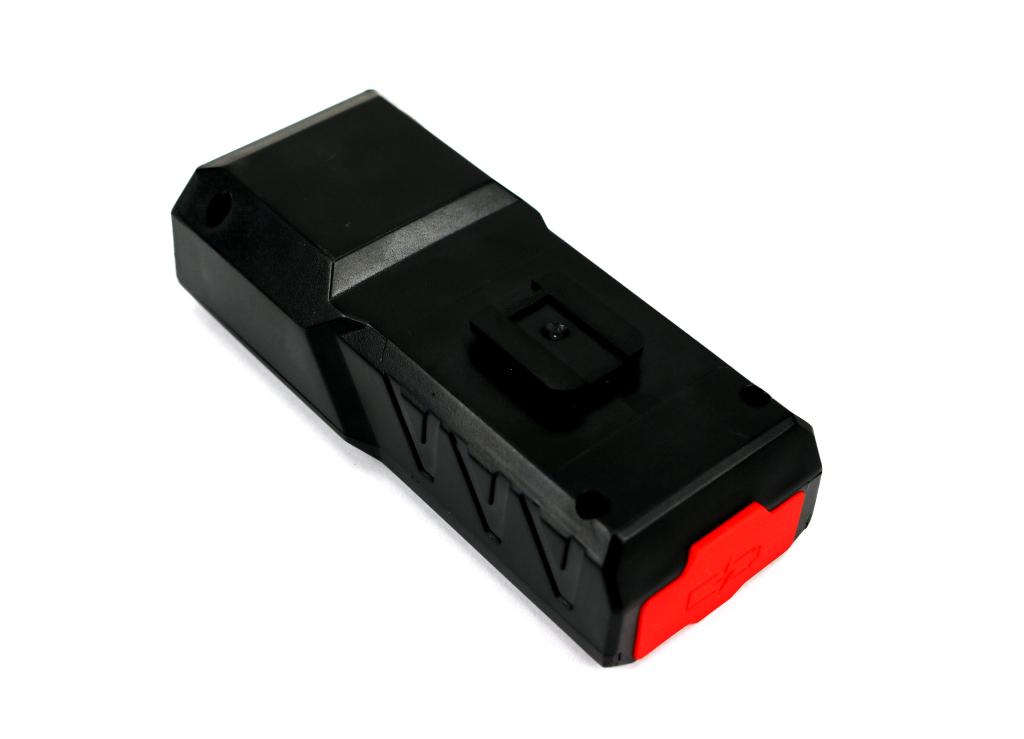 Lampa rowerowa latarka  LED przednia zdwojona z powerbankiem 4000 mAh i funkcją RED ładowana USB Teger