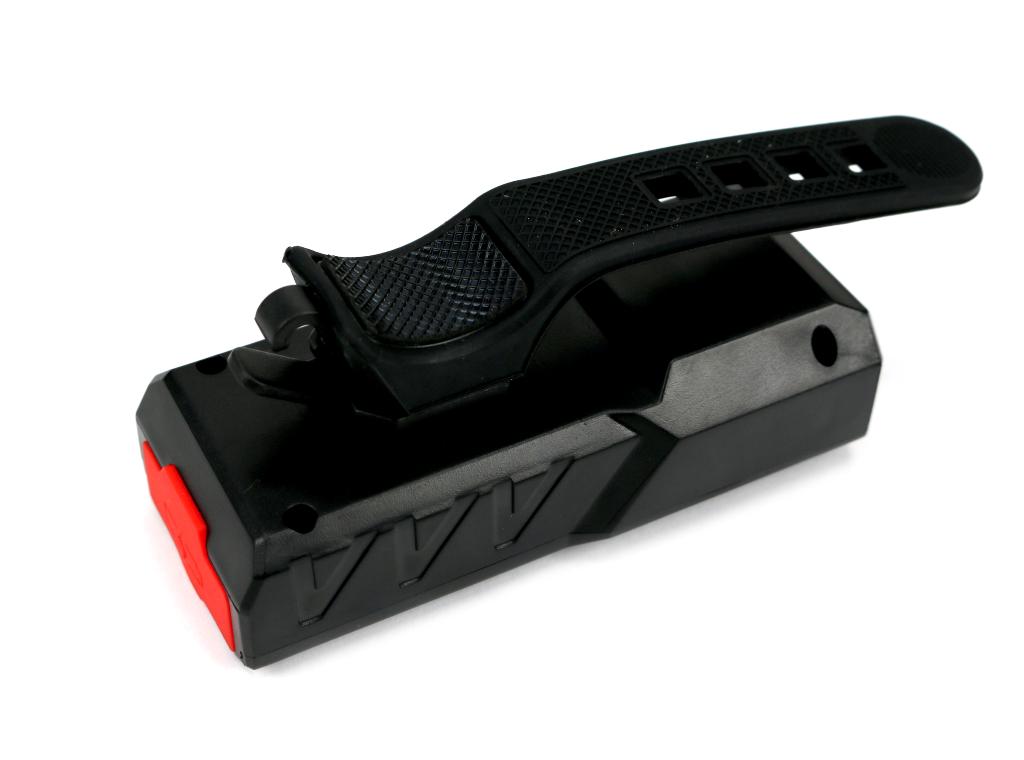 Lampa rowerowa latarka  LED przednia zdwojona z powerbankiem 4000 mAh i funkcją RED ładowana USB Teger