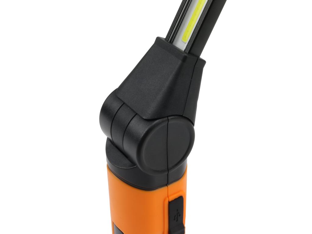 Lampa warsztatowa, LED COB łamana z przegubem 1120lm 4000 mAh, Teger