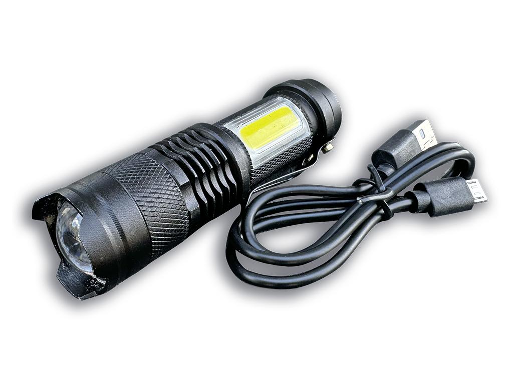 Latarka uniwersalna ładowana USB z funkcją POWER BANK 2200mAh XPS 300 lm Teger