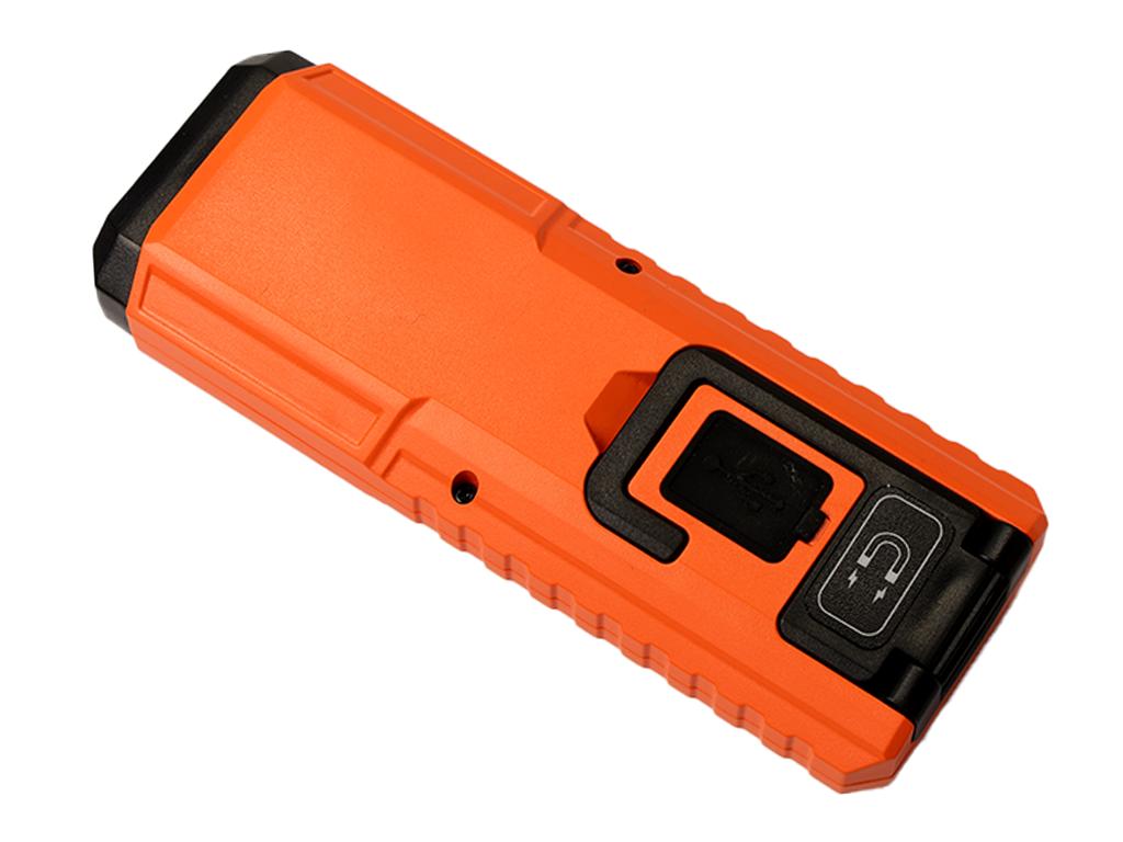 Latarka uniwersalna LED COB,ładowana USB z funkcją warsztatową, cyfrowym wyświetlaczem naładowania i powerbank 2400 mAh XPS 300 lm Teger