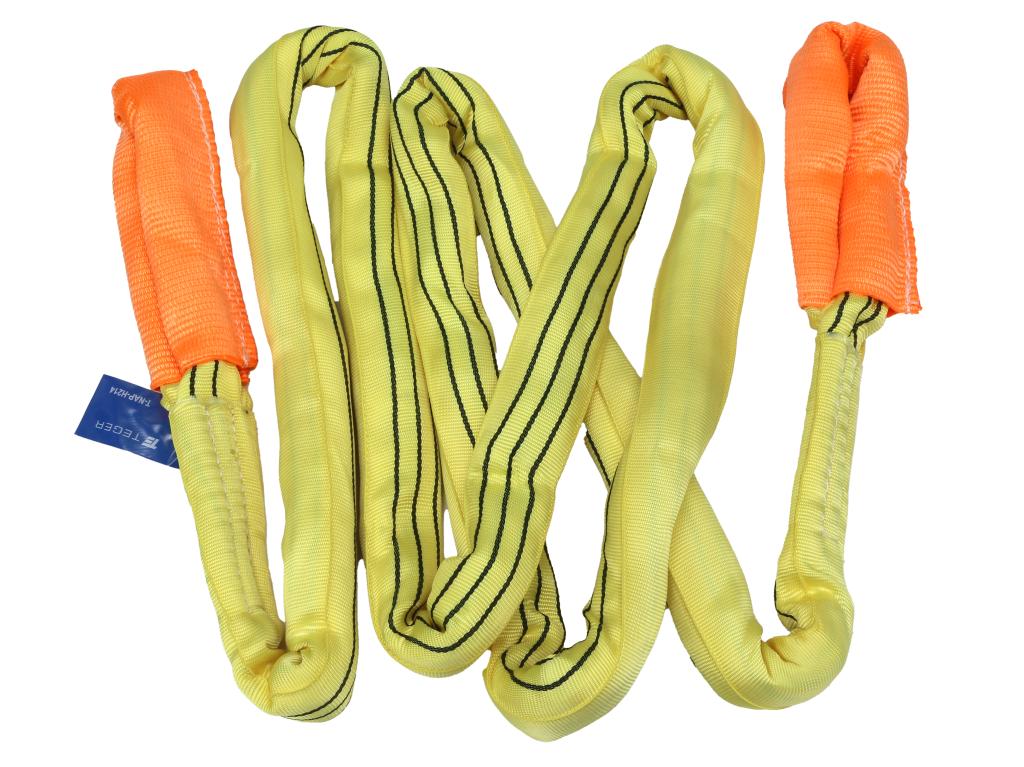 Lina holownicza z włókien syntetycznych uciąg 21T długość 4m, z atestem Teger