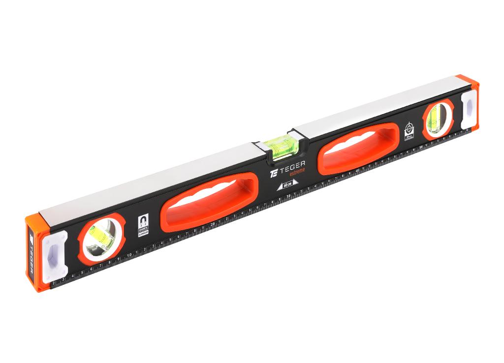 Poziomnica aluminiowa/magnetyczna 60 cm Extreme / TEGER