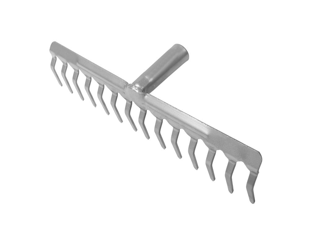 Grabie metalowe 14 zębne (mocowanie CLICK) / TEGER (pakowane po 5 szt.)