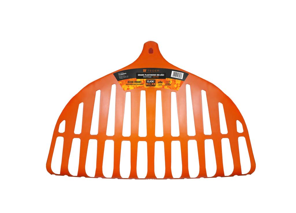 Grabie plastikowe do liści - niezatykające CLOG FREE (mocowanie CLICK) / TEGER