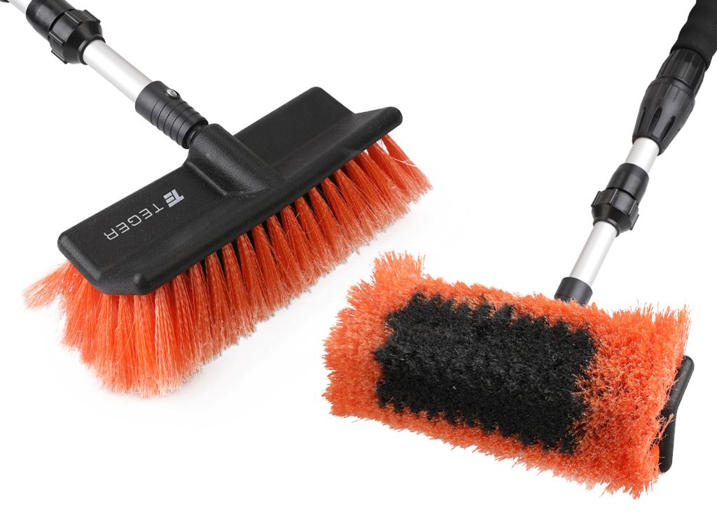 Szczotka teleskopowa - przepływowa (dł. 130-300cm) / włosie PP / TEGER