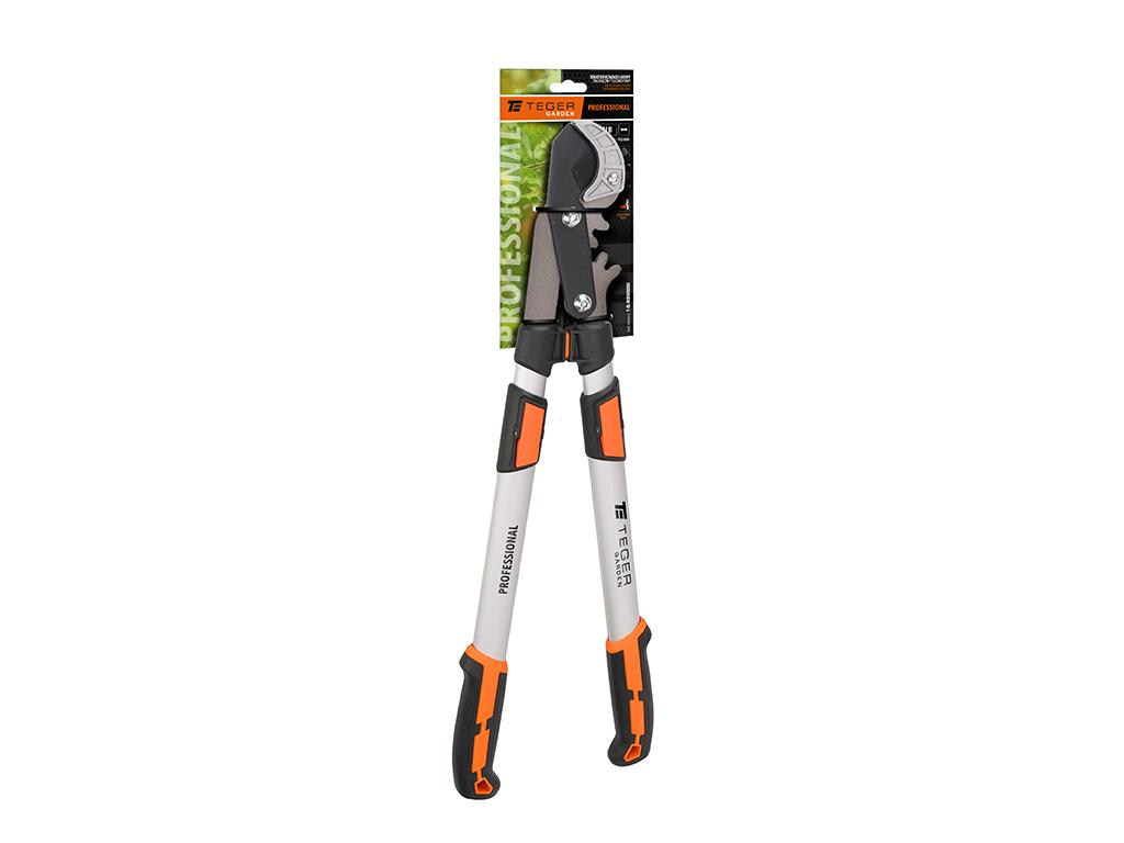 Sekator kowadełkowy PROFESSIONAL- dwuręczny teleskopowy, aluminiowy, Teger