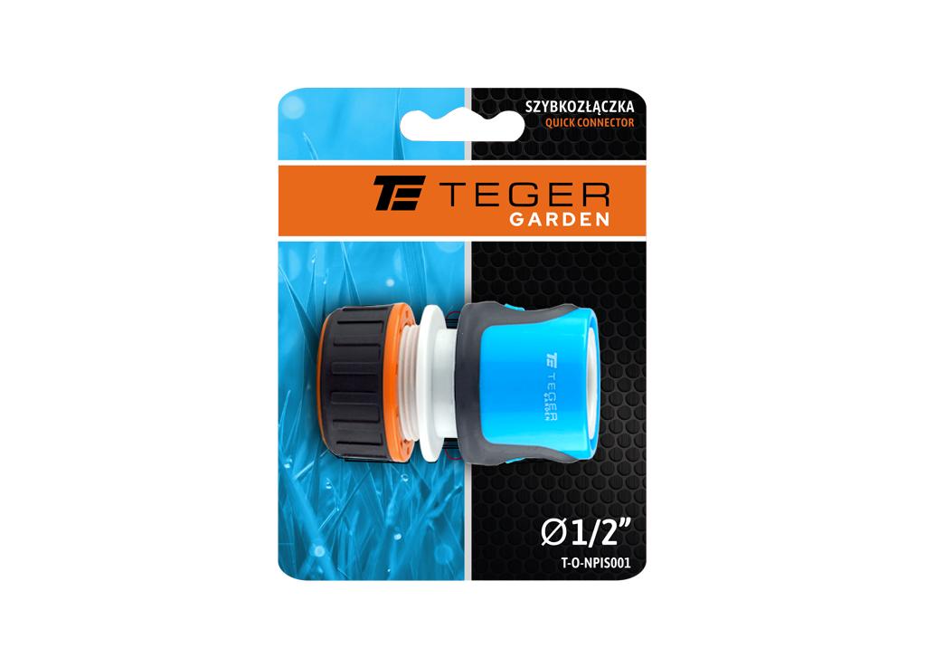 Szybkozłączka 1/2"  - bez waterstop / TEGER