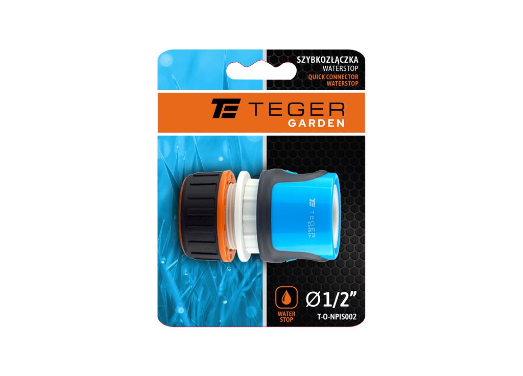 Szybkozłączka 1/2"  - z waterstop / TEGER