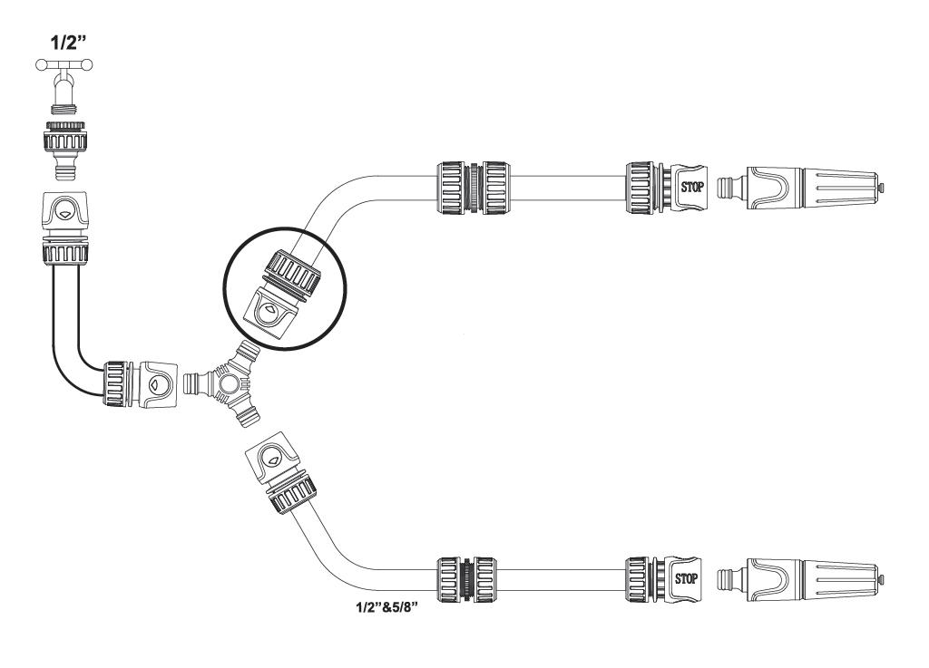 Szybkozłączka 3/4"  - bez waterstop / TEGER