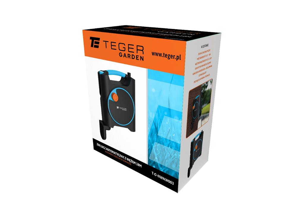 Zwijacz z wężem 10m - kpl / TEGER