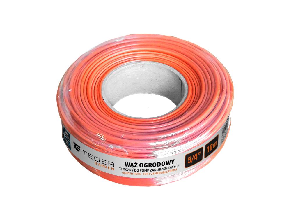 Wąż ogrodowy - tłoczny do pomp zanurzeniowych FI 5/4". 10m / TEGER