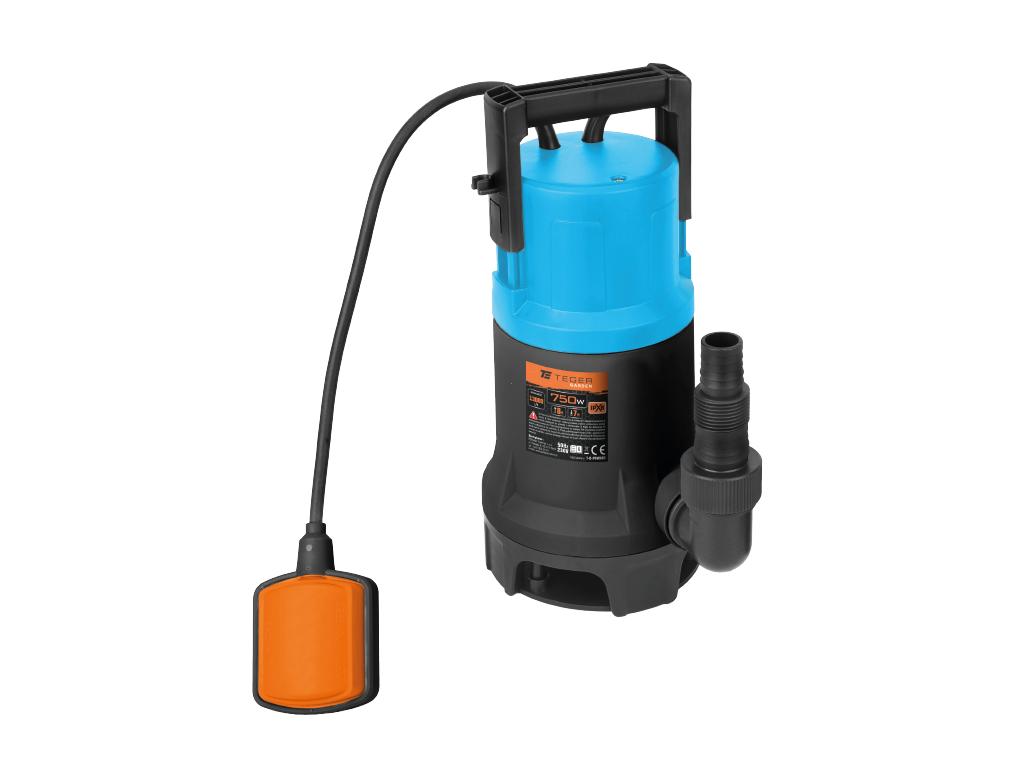 Pompa zanurzeniowa do wody czystej i brudnej 750W, (włącznik pływakowy), TEGER
