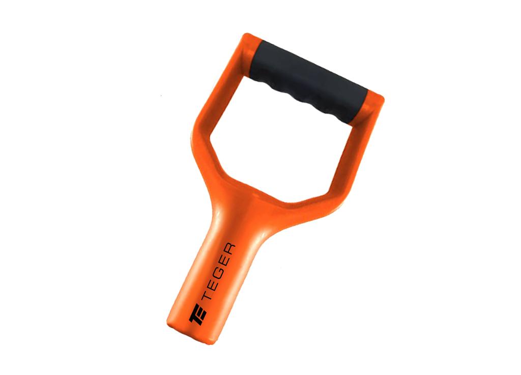 Rączka zapasowa do narzędzi - pomarańczowo-czarna, (na trzonek przetłoczony Extreme), Teger