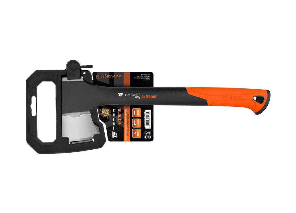 Siekiera uniwersalna z trzonkiem fiberglass 1100g Extreme / TEGER