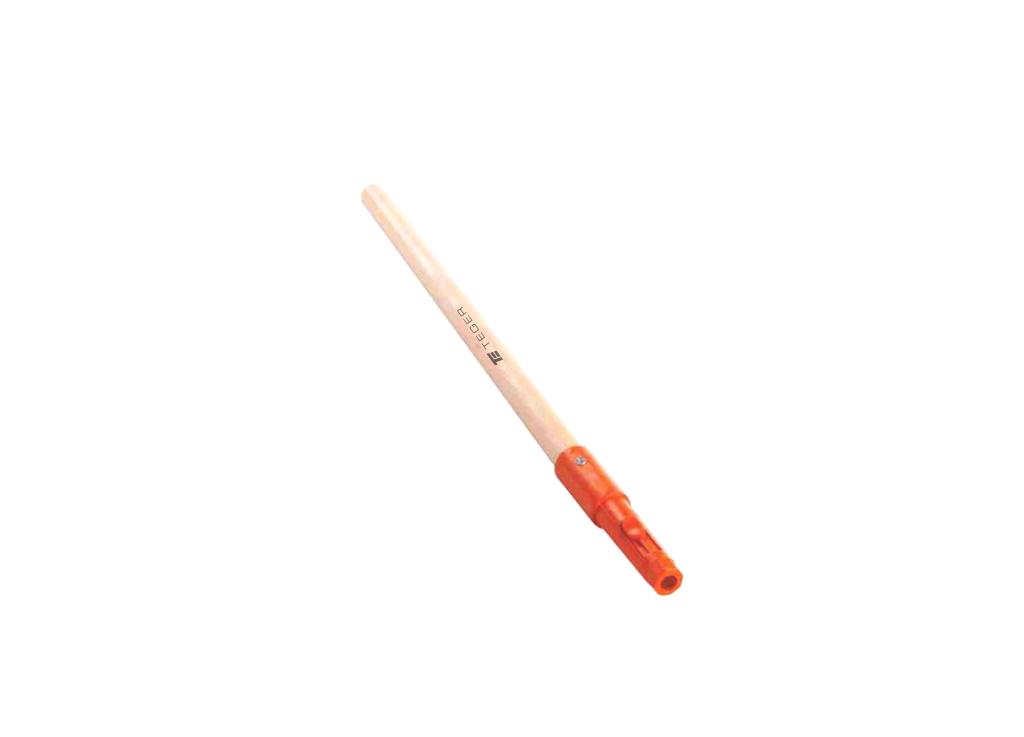 Trzonek drewniany 50cm (mocowanie CLICK) / TEGER (pakowane po 10 szt.)
