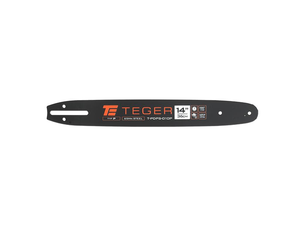 Prowadnica łańcucha do piły, 14" (36 cm) / 3/8" 1,1mm 52 og. / 7z / moc. P /, Teger