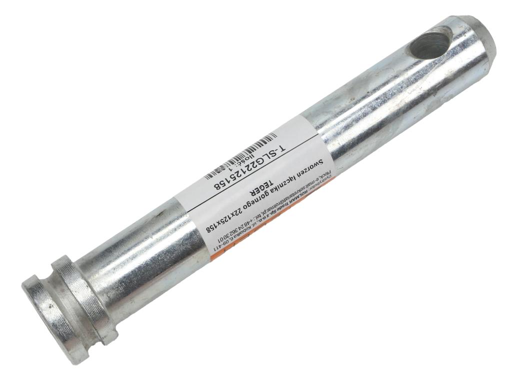 Sworzeń łącznika górnego 22x125x158 TEGER