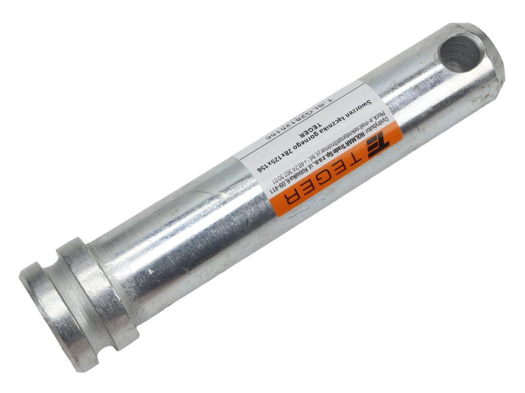 Sworzeń łącznika górnego 28x125x156 TEGER