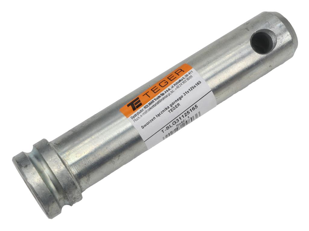 Sworzeń łącznika górnego 31x125x165 TEGER