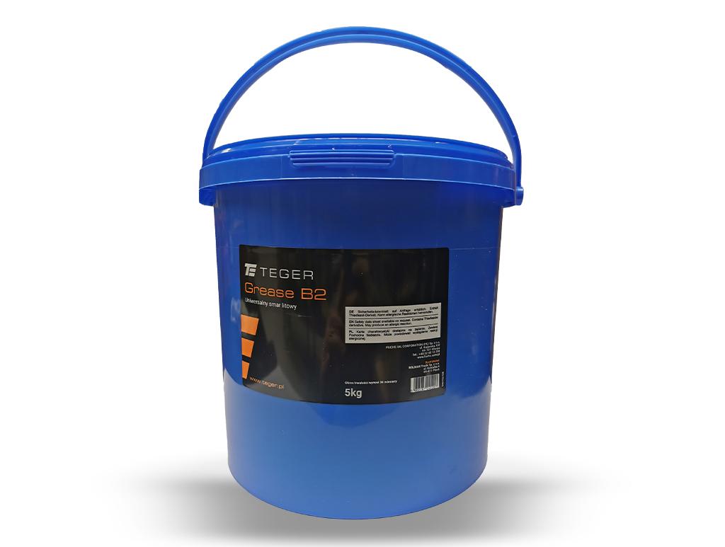Smar uniwersalny litowy TEGER GREASE B2, opakowanie 5kg