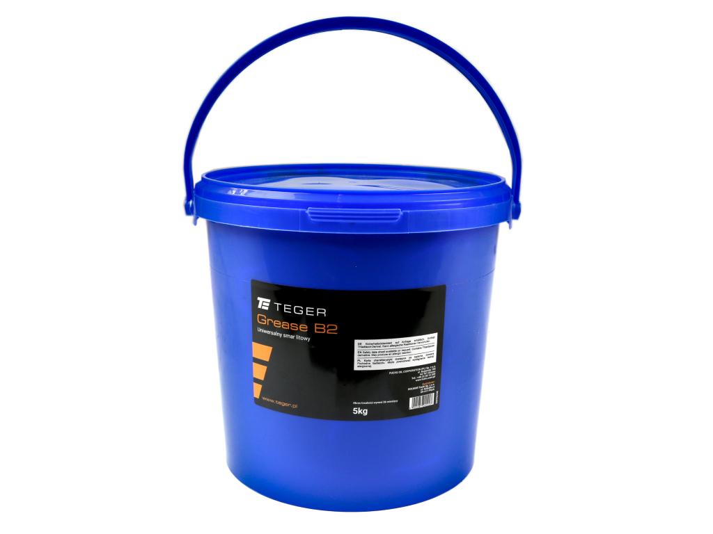Smar uniwersalny litowy TEGER GREASE B2, opakowanie 5kg