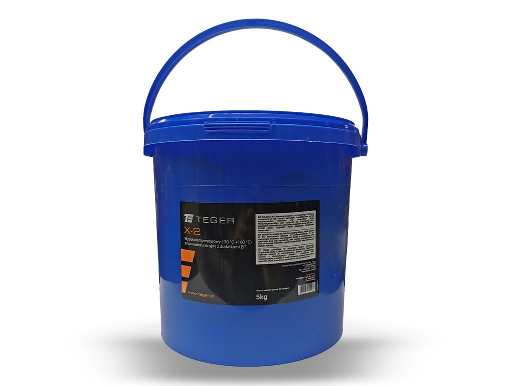 Smar wielofunkcyjny wysokotemperaturowy z dodatkami EP TEGER X-2, opakowanie 5kg