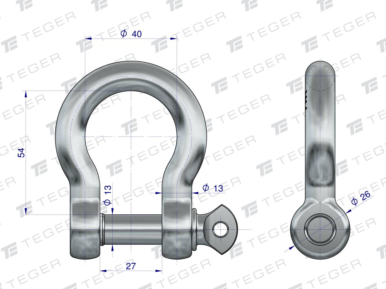 Szekla Omega 14, TEGER (sprzedawane po 10)