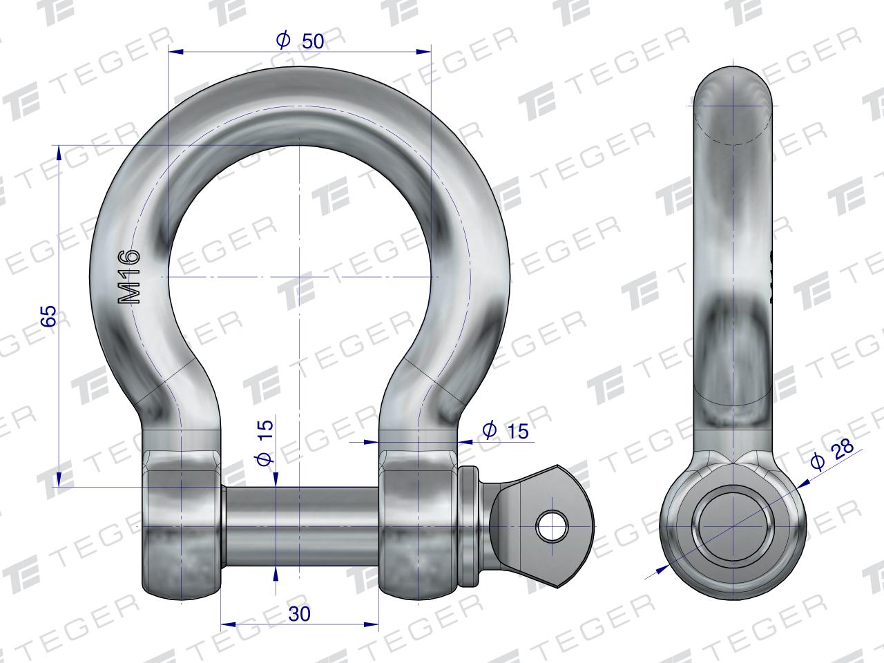 Szekla Omega 16 TEGER (sprzedawane po 10)