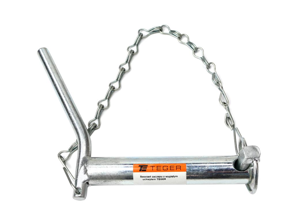 Sworzeń zaczepu z wygiętym uchwytem 32x175 TEGER