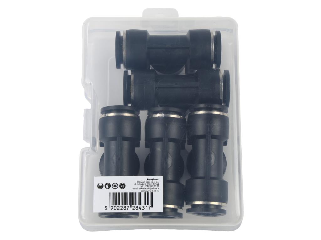 Trójnik wtykowy tekalan (typ T) 16mm TEGER, (sprzedawane po 5)