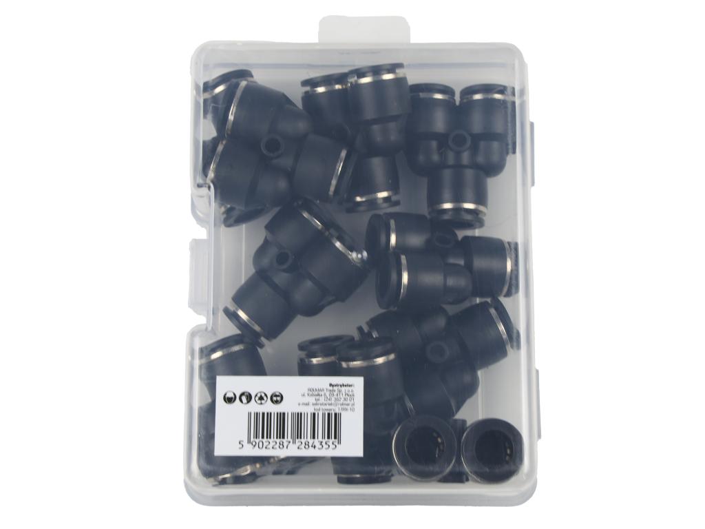 Trójnik wtykowy tekalan (typ Y) 10mm TEGER, (sprzedawane po 10)